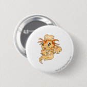 Koi Oranje Ronde Button 5,7 Cm (Voorkant /achterkant)