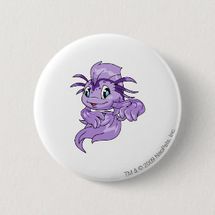 Koi Paars Ronde Button 5,7 Cm
