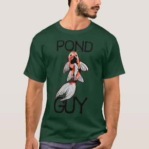 Koi Pond Art I Love Koi Fish Waterverf T-shirt