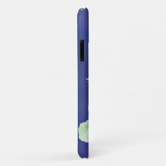 Koi Pond - Blue Background iPhone Case (Achterkant/rechts)