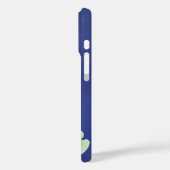 Koi Pond Blue iPhone 16 à peine Coque (Verso / Gauche)