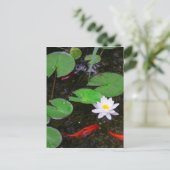 Koi Pond Briefkaart (Staand voorkant)