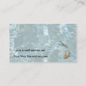 Koi Pond Clear Water Visitekaartje (Achterkant)