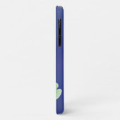 Koi Pond - coque iphone Arrière - plan bleu (Dos/Gauche)