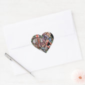 Koi Pond Hart Sticker (Envelop)