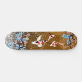 Koi Pond - hout - Japans ontwerpskateboard Skateboard (Horizontaal)