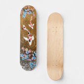 Koi Pond - hout - Japans ontwerpskateboard Skateboard (Voorkant)