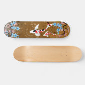 Koi Pond - hout - Japans ontwerpskateboard Skateboard (Horizontaal)