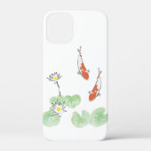 Koi Pond iPhone 12 Mini Coque (Verso)