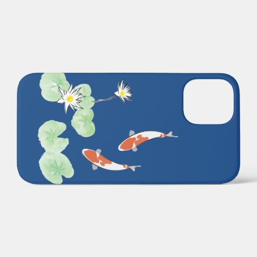 Koi Pond iPhone 12 Mini Coque (Verso (horizontal))