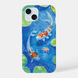 Koi Pond iPhone 15 Hoesje