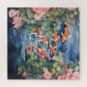Koi Pond Legpuzzel (Horizontaal)