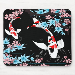 Koi Pond - Lente - Japanse Design Mousepad Muismat