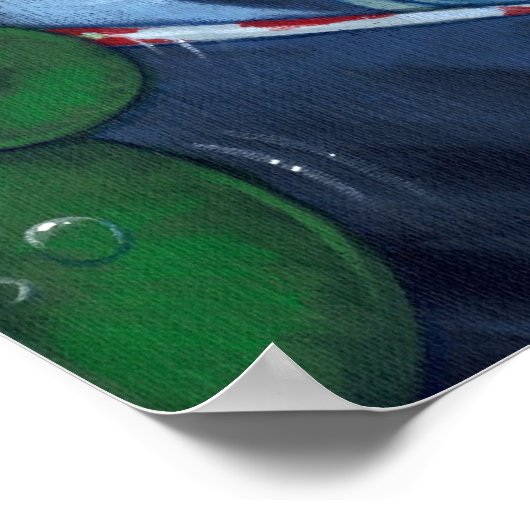 Koi Pond Mermaid fantasy Art Print (Hoek)