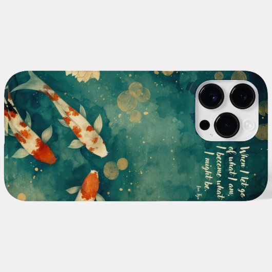 Koi Pond Phone Case (Achterkant (horizontaal))