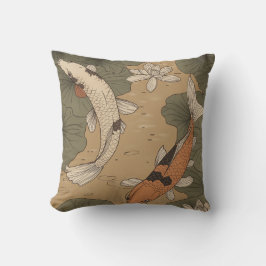  Koi Pond Pillow Kussen