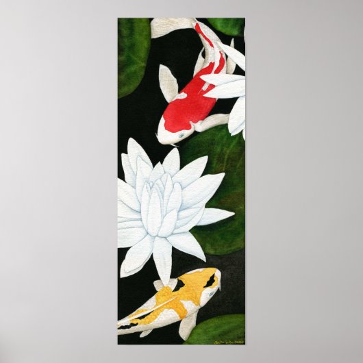 Koi Pond Poster (Voorkant)