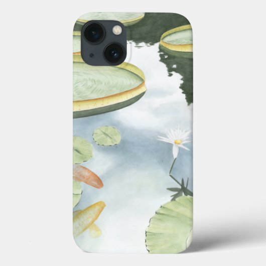 Koi Pond Reflection met vissen en Lilies Case-Mate iPhone Case (Achterkant)