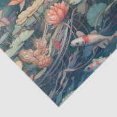 Koi Pond Tissuepapier (Detail)
