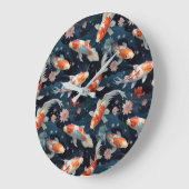Koi Pond Wall Clock Grote Klok (Hoek)