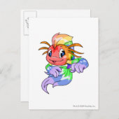 Koi Rainbow Briefkaart (Voorkant / Achterkant)