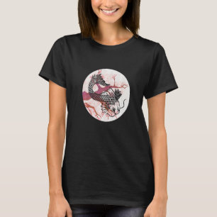 Koi Sakura Tree ProWelvaart Cherry Blossom Japans T-shirt