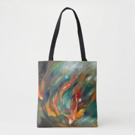 Koi Storm - Custom All-Over-Print Tote Bag