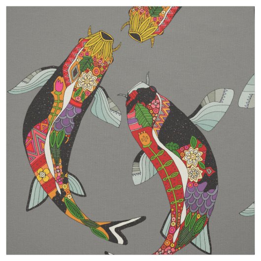 koi storm stof (Swatch)