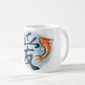 Koi Surround Love Koffiemok (Voorkant rechts)