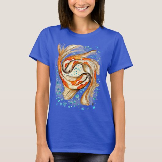 Koi Swimming T-shirt (Voorkant)