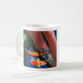 Koi Tattoo Lily Pond Mok Lefthand (Voorkant links)