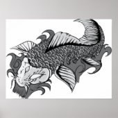 Koi Tattoo - Poster (Devant)
