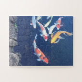 Koi under Glass Legpuzzel (Horizontaal)