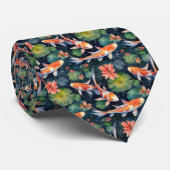 Koi Vijver Necktie Stropdas (Opgerold)
