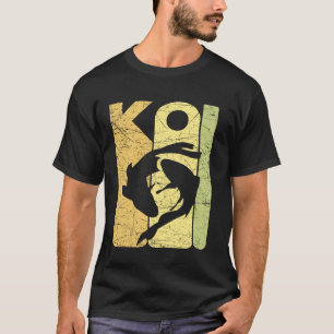 Koi Vintage Japanse Koi Karper Vis Retro Nishikigo T-shirt