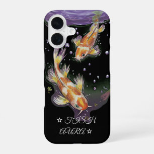 Koi Vis Aura Elegante Japanse Kunst Hoesje iPhone 16 Hoesje