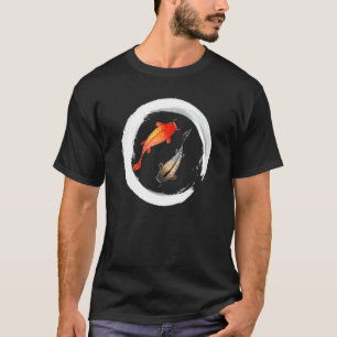 Koi Vis Japanse Koi Karper Japanse Zen Symbool Nis T-shirt