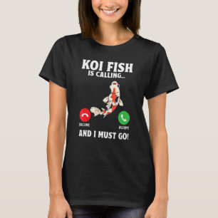 Koi Vis Karper Nishikigoi Vis Kersenbloesem Japan T-shirt