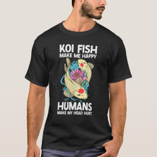 Koi Vis Karper Nishikigoi Vis Kersenbloesem Japan T-shirt