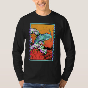 Koi Vis Karper Vissen Japanse Grote Golf Kana T-shirt