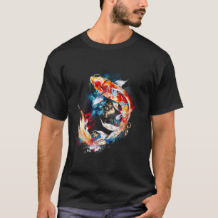 Koi Vis Kleurrijke Aziatische Karper Japanse Koi K T-shirt