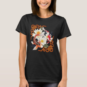 Koi Vis Koi Fokker Zen Tuin Motief Koi Karper En T-shirt