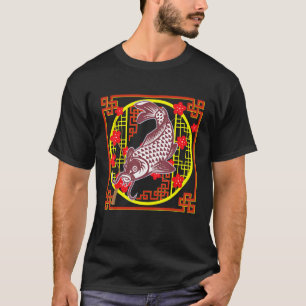 Koi Vis Koi Fokker Zen Tuin Motief Koi Karper En T-shirt