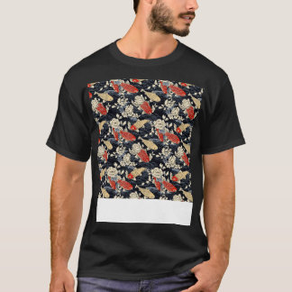 Koi Vis Naadloos Patroon Japans p Aziatisch Chinee T-shirt