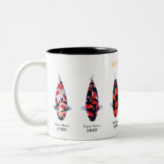 koi vis soort showa Mug Tweekleurige Koffiemok