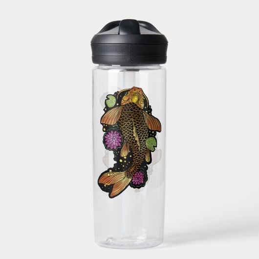 Koi Vis Waterfles (Voorkant)
