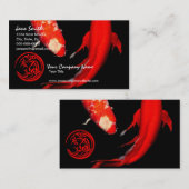 Koi Visitekaartje (Voorkant / Achterkant)