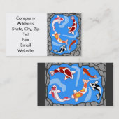 Koi-visitekaartjes Visitekaartje (Voorkant / Achterkant)