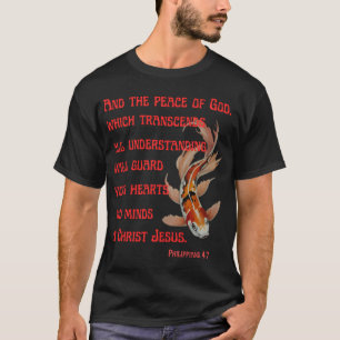 Koi vissen en Bijbelvers T-shirt