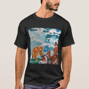 Koi vissen in aquarium t-shirt